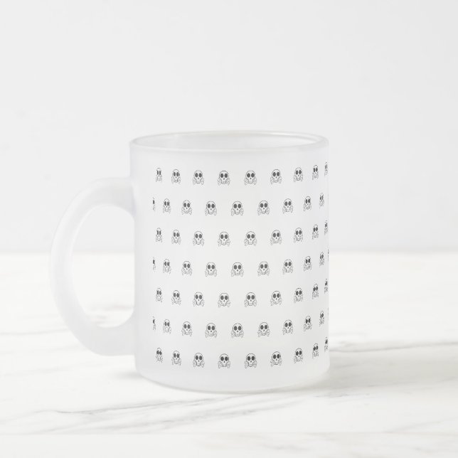 Tasse Givré Conception de crâne de pirate (Gauche)