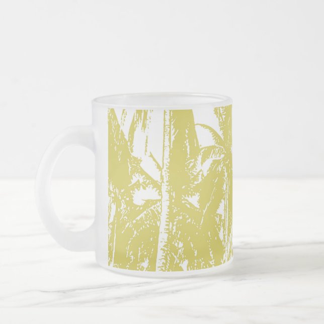 Tasse Givré Conception de palmiers tropicaux (Gauche)