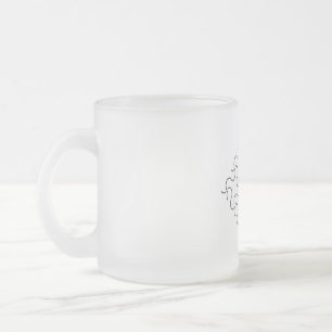 TASSE GIVRÉ CONCEPTION DE STYLE D'ART EN VERRE FROSÉ