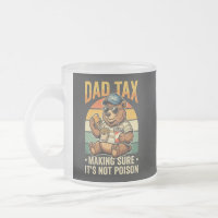 Conception drôle d'impôt papa ours humour de père