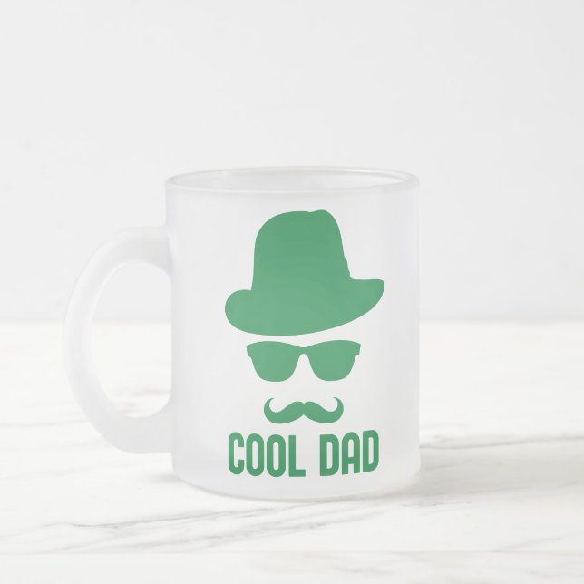 Tasse Givré Cool Papa Meilleur DAD Un cadeau amusant et élégan (Gauche)