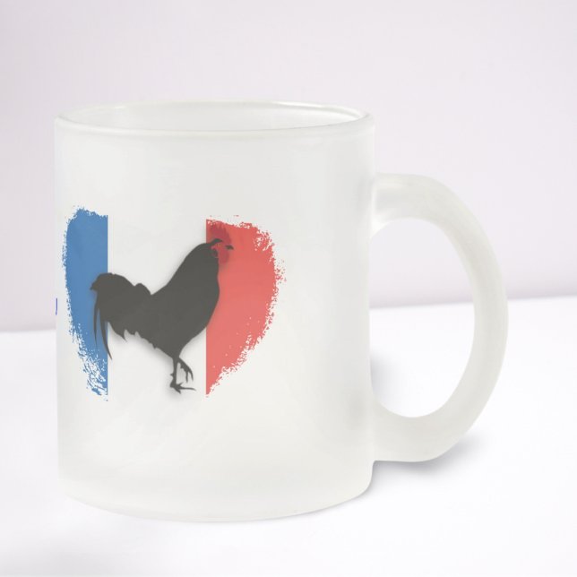 Tasse Givré Coq Tricolor (Créateur téléchargé)