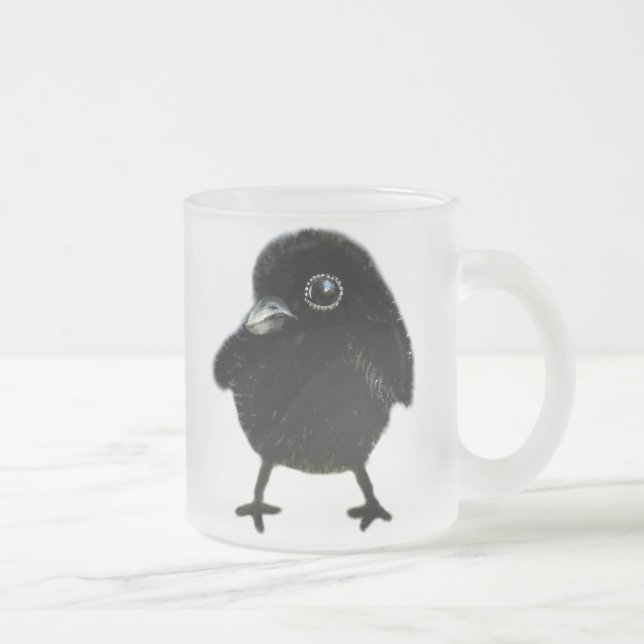 Tasse Givré Corbeau de bébé (Droit)