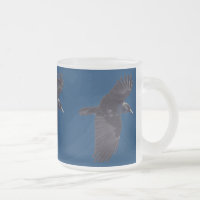Corbeau noir volant gothique, celtique, Wiccan