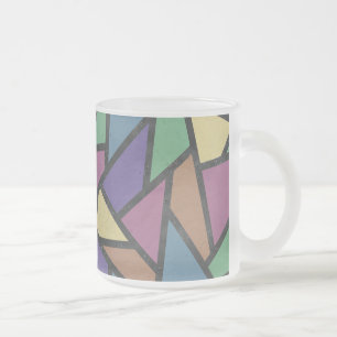 Tasse Givré Couleurs arc-en-ciel en mosaïque motif