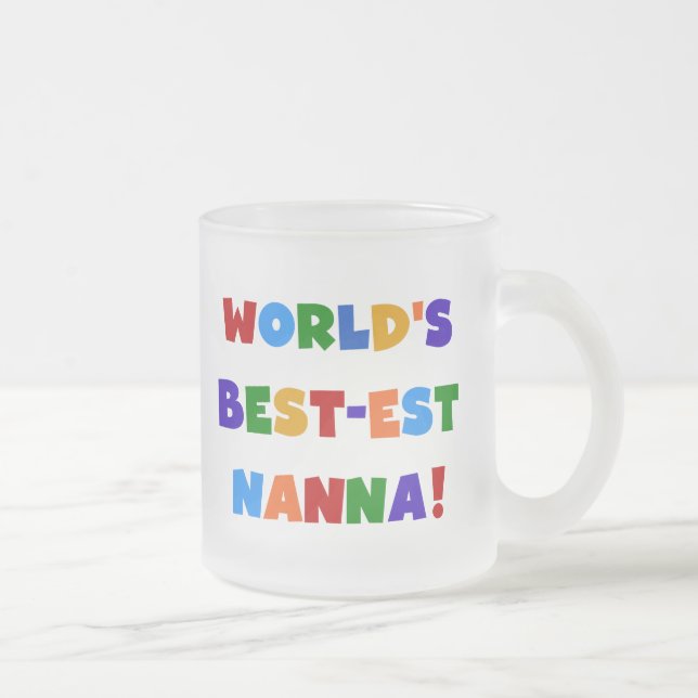 Tasse Givré Couleurs vives Meilleurs Tshirts Nanna (Droit)