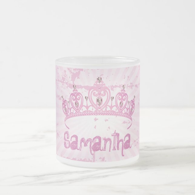 Tasse Givré Coupe de café en pâte de verre glacée princesse ro (Centre)