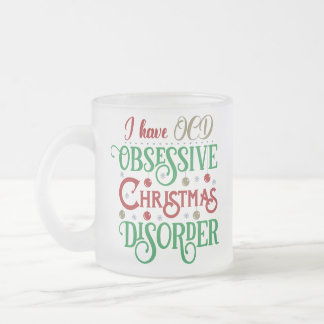 Tasse Givré Coupe de Noël drôle avec Joyeux message de Noël