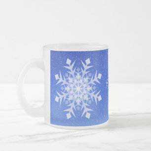Tasse Givré Coupe d'hiver de la neige ou de la bouillie