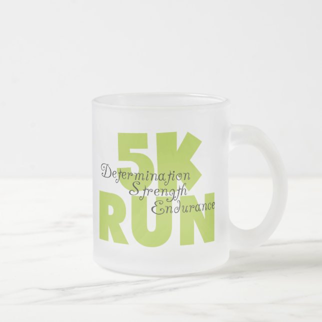 Tasse Givré Course 5 000 verte printemps (Droit)