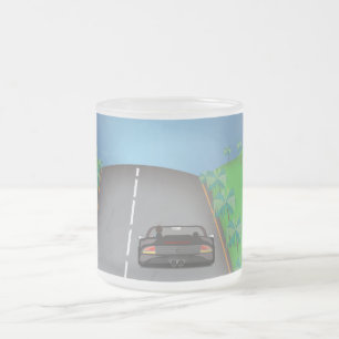 Tasse Givré Course rétro arcade des années 80