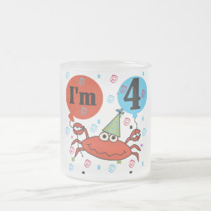 Tasse Givré Crabe 4e anniversaire Tshirts et cadeaux