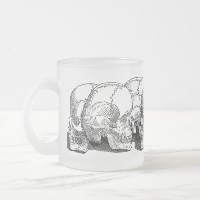 Tasse Givré Crânes vintages (Gauche)