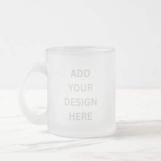 Tasse Givré Create your own custom design 10oz (Gauche)