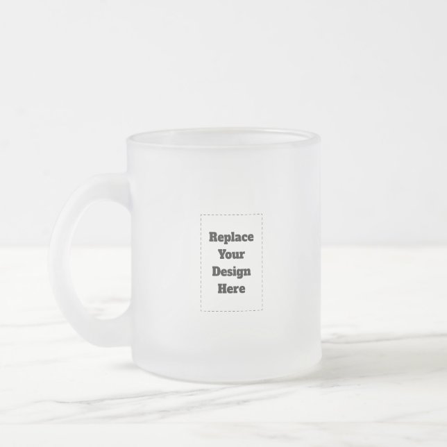 Tasse Givré Créez votre propre blanc  (Gauche)