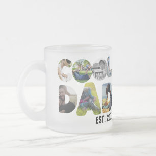 Tasse Givré Créez votre propre cool papa 7 lettre photo pour l