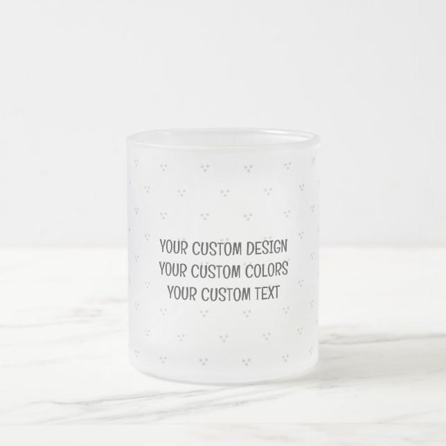 Tasse Givré Créez votre propre personnalisation (Centre)