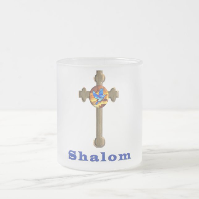 Tasse Givré Croix de Shalom (Centre)