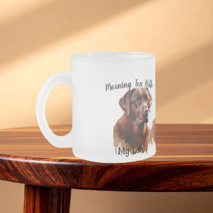Tasse Givré Cute Chocolat BROWN Labrador