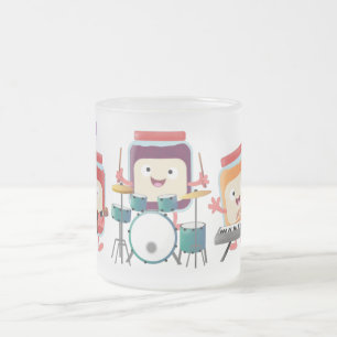 Tasse Givré Cute confiture session dessin animé musicien humou