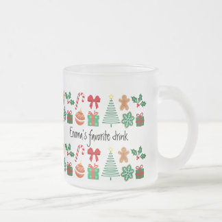 Tasse Givré Cute Personalized Christmas