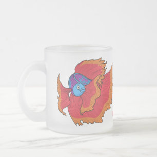 Tasse Givré Cute Siamese combat poisson betta dessin