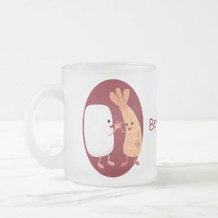 Tasse Givré Cute sushi riz crevettes amis dessin animé