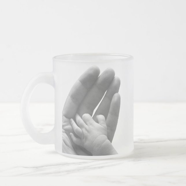 Tasse Givré Dans la main du papa (Gauche)