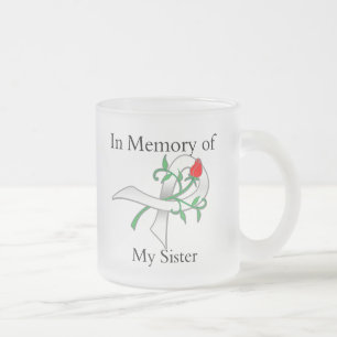 Tasse Givré Dans la mémoire de ma soeur - cancer de poumon