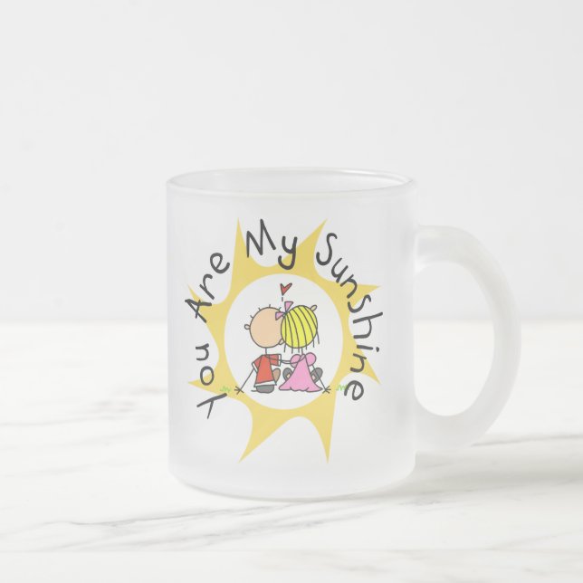Tasse Givré Dans l'amour vous êtes mon soleil (Droit)