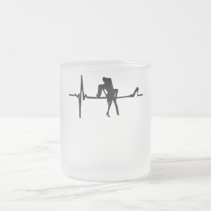 Tasse Givré Danse Coeur Beat avec Stiletto Elle