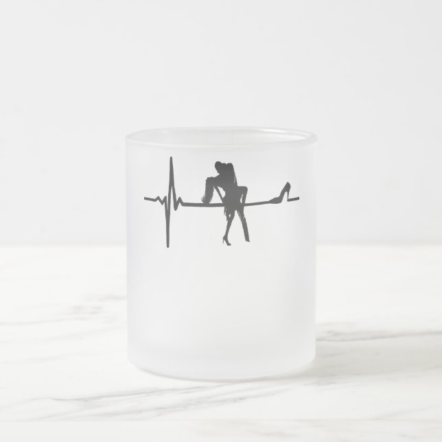 Tasse Givré Danse Coeur Beat avec Stiletto Elle (Centre)