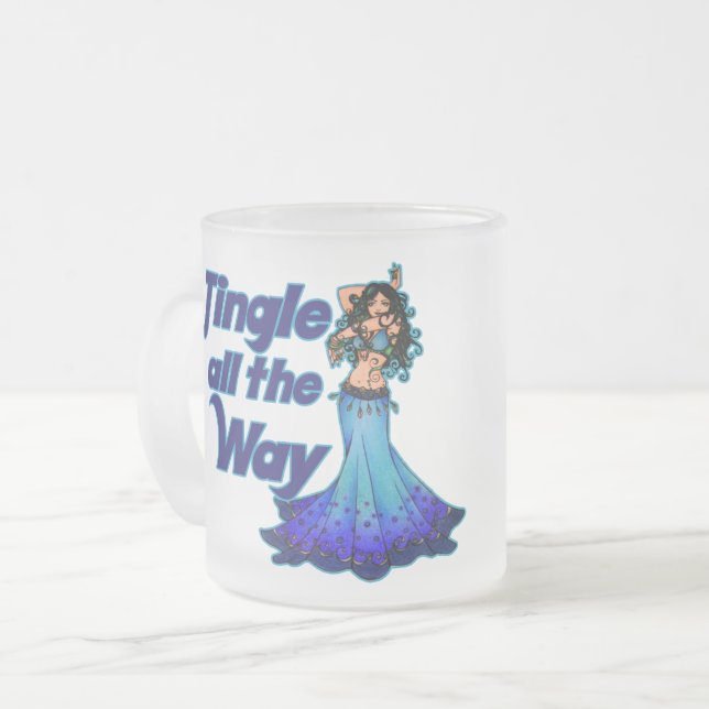 Tasse Givré Danseur du ventre bleu (Devant gauche)