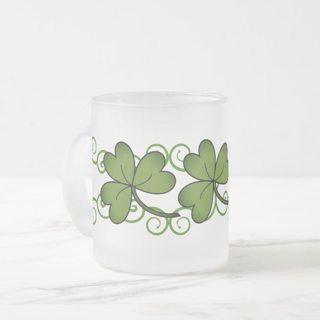 Tasse Givré Défiler et Shamrock (Devant gauche)
