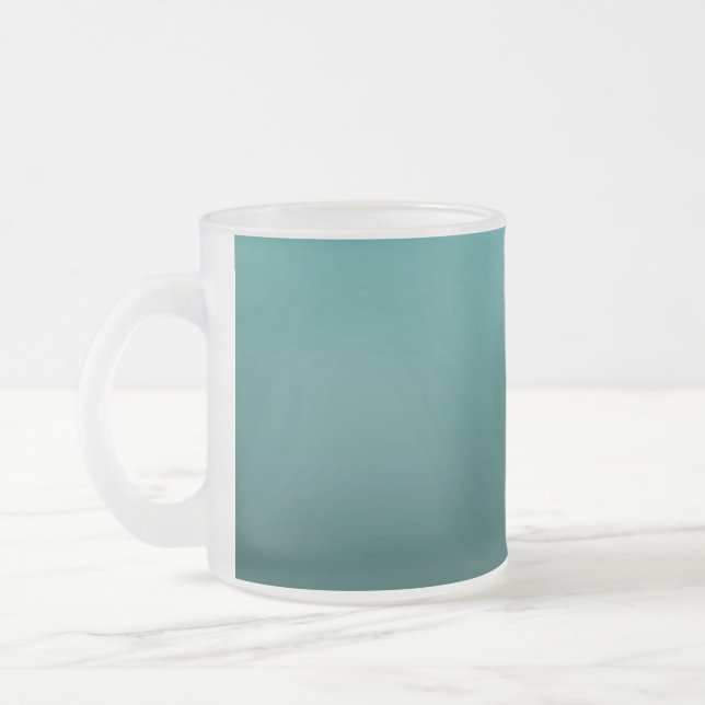 Tasse Givré Dégradé Vert - foncé à clair | Fond d'ambiance | (Gauche)