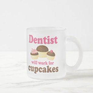 Tasse Givré Dentiste mignon de petits gâteaux de chocolat de