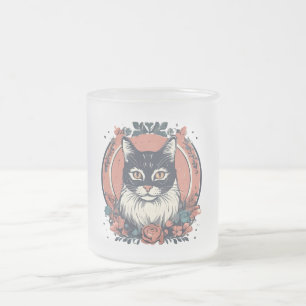 Tasse Givré design d'art amoureux des chats mignon acheter mai