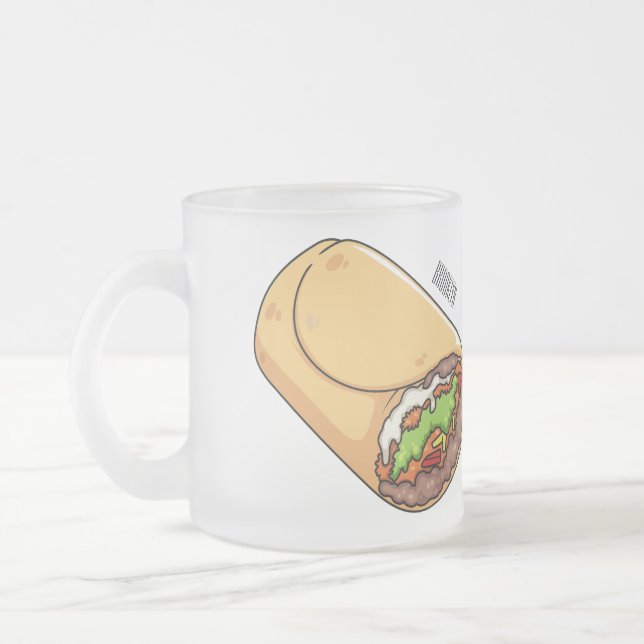 Tasse Givré dessin animé de Burrito (Gauche)