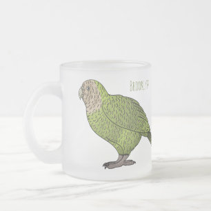Tasse Givré dessin animé d'oiseaux de Kakapo