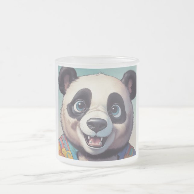 Tasse Givré Dessin de Panda (Centre)
