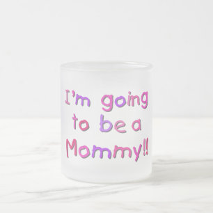 Tasse Givré Devenir maman - rose et violet