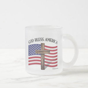 TASSE GIVRÉ DIEU BÉNISSE L'AMÉRIQUE