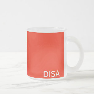 Tasse Givré Disa Red color