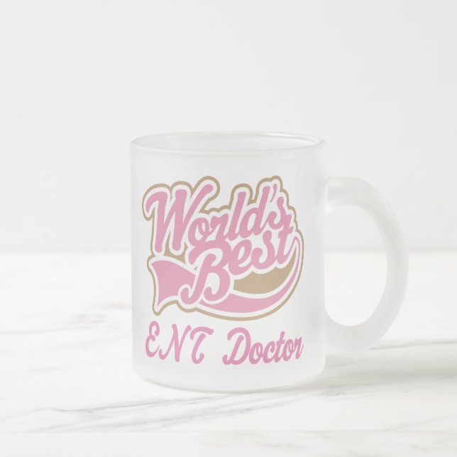 Tasse Givré Docteur oto-rhino Pink Gift (Droit)