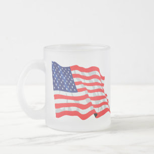 Tasse Givré Drapeau américain