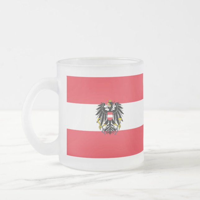 Tasse Givré Drapeau Autriche (Gauche)