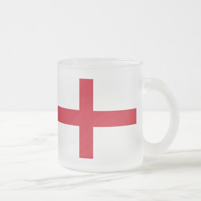Tasse Givré Drapeau d'Angleterre (Droit)
