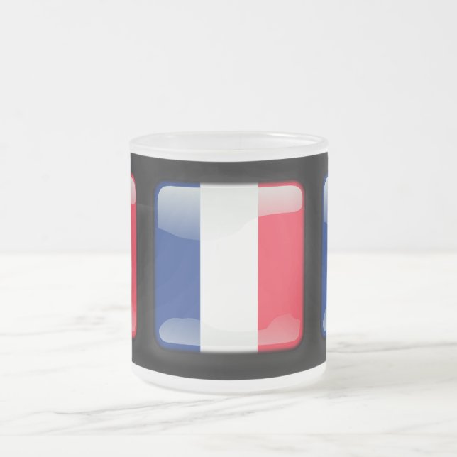 Tasse Givré Drapeau de France (Centre)