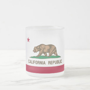 Tasse Givré Drapeau de l'ours de Californie : État de Cali Gol