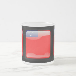 Tasse Givré Drapeau des Samoa